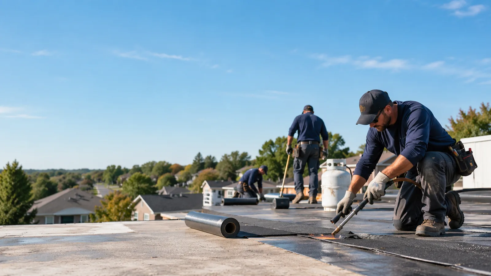 Flat Roof Leak Repair providers in Alhambra, IL